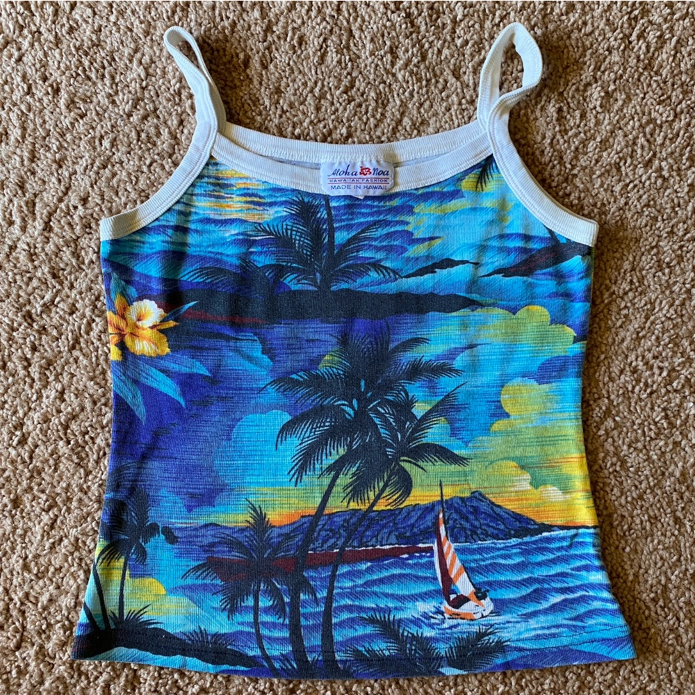 Vintage Hawaiian Tank Top